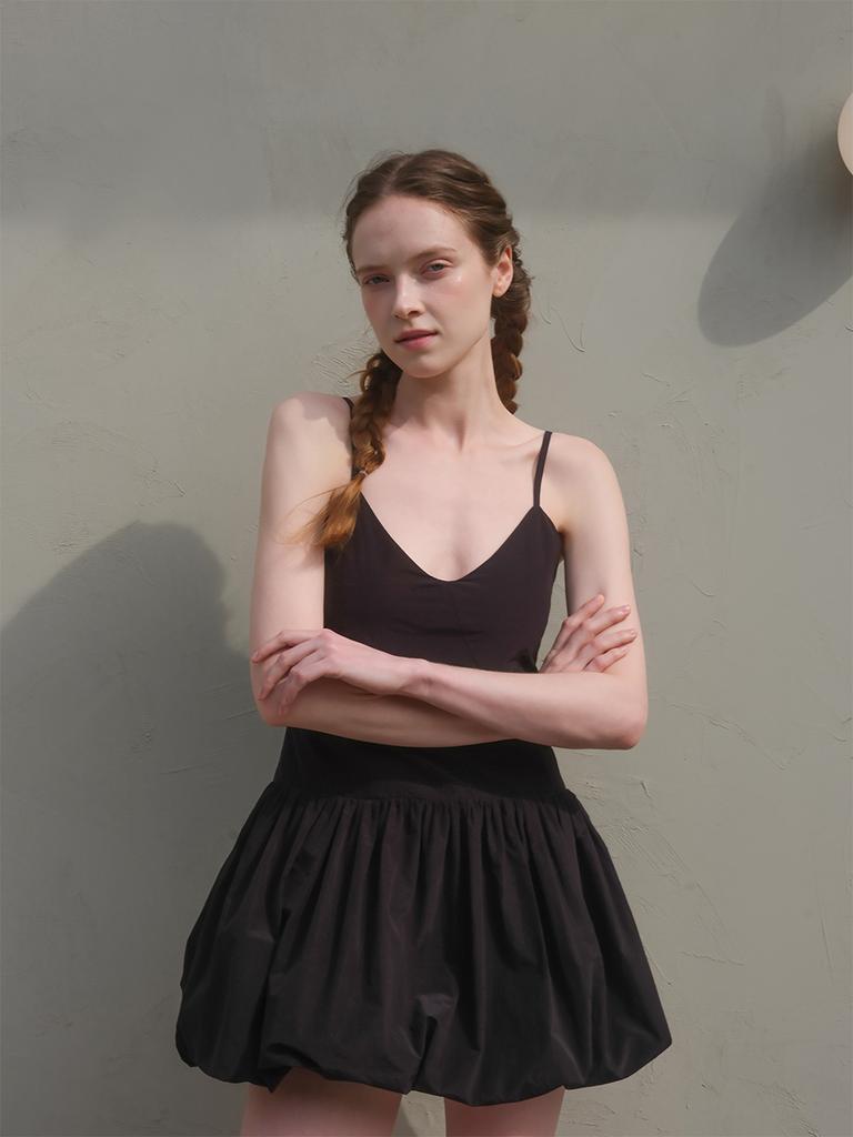 NONESUCH Mini Balloon Ballerina Dress/Black
