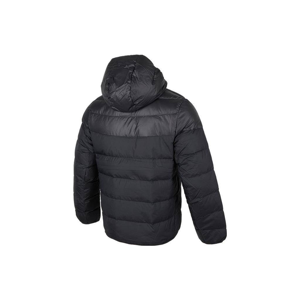 Nová pánská ležérní péřová bunda s kapucí s logem Nike Černá DV0754-010