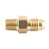 Brass Oil Gas Fitting Coupler Straight AN4 Male To 18in Male NPT Adaptor Connector
