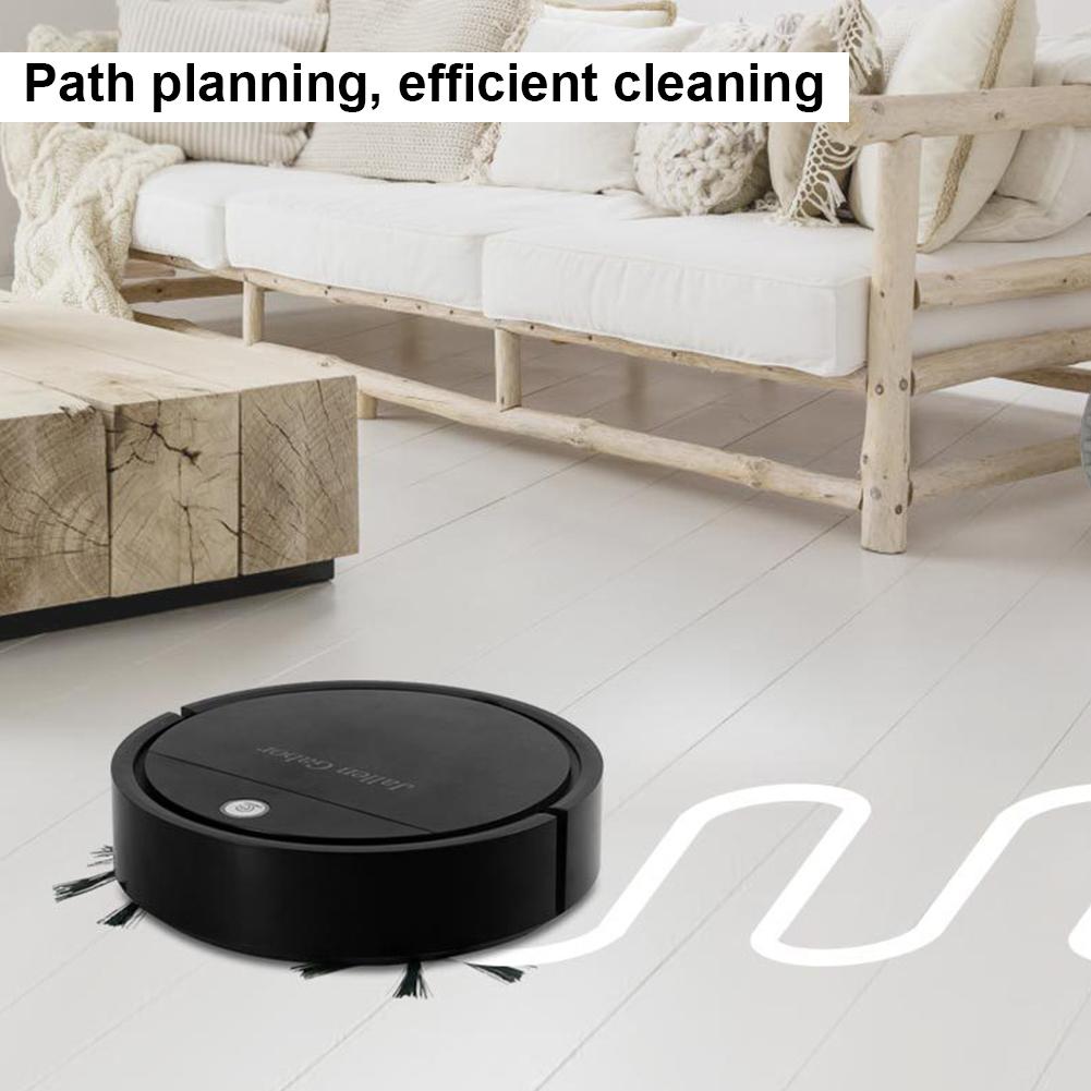 3 In 1 Automatic Robot Vacuum Multifunctional Household Robot Floor Cleaner Time-Saving Electric for Hard Floor Pet Hair Carpet