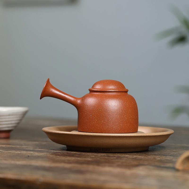 150ml Creative Yixing Purple Clay Teapots Famous Handmade Ball Hole Filter Tea Pot Chinese Zisha Teaware Beauty Kettle Tea Set