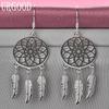 925 Sterling Silver Fashion Leaf Earrings Wedding Jewelry