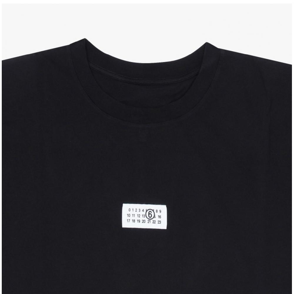 Maison Margiela Men ShorT Sleeve T shirT Numbering Logo paTch Sh0gc0071 M20258 9