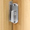 Latch Door Lock Most Door Flap Locks Exquisite Reinforced Safety Silver Stainless Steel For Most Door Flap Locks Safety