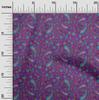 oneOone Cotton Flex Fabric Leaves|Floral & Paisley Block Print Fabric By The Yard 40 Inch
