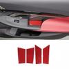 For BMW 5 Series G60 2024+ Soft Carbon Fiber Car front Door Storage Box Slot Pad Sticker Interior Protection Accessories 2Pcs
