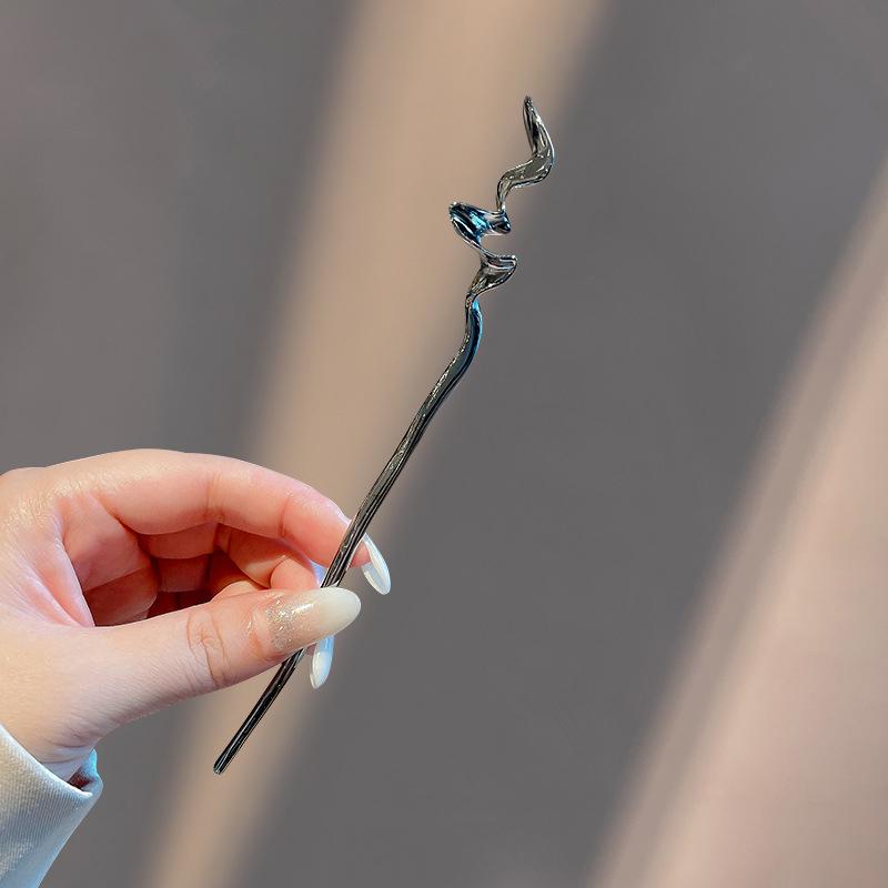 New Punk Metal Sword Hairpin Chinese Style Simple Hair Sticks for Women Diy Hairstyle Design Tools Accessories Dropshipping