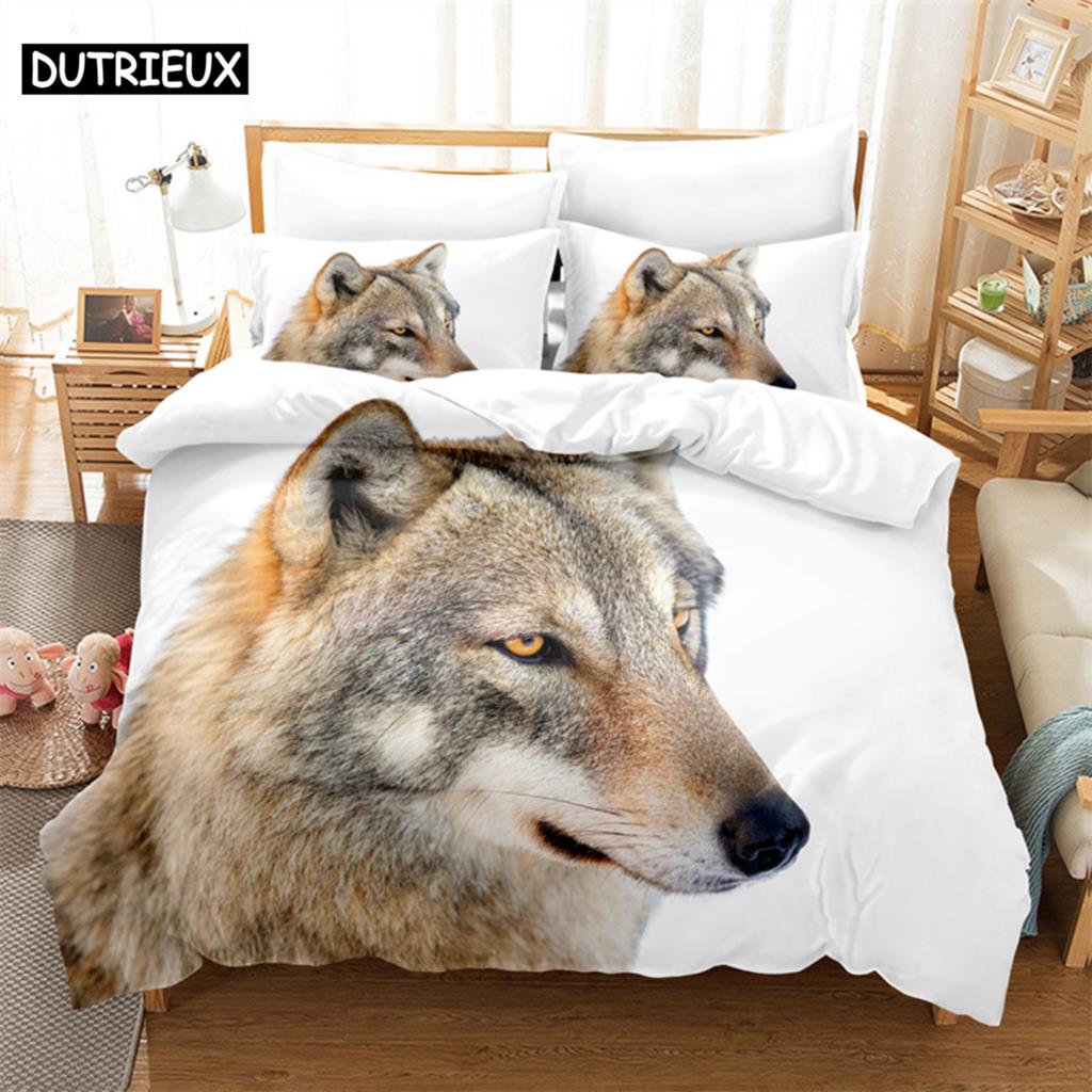Comforter 3D Digital Printing Fashion Design Animal Bedding Set Queen Size