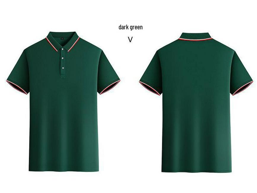 Unisex Summer Short-Sleeved Polo Shirts: Ideal for Work Uniforms, Group Events, DIY Customization & Everyday Wear.