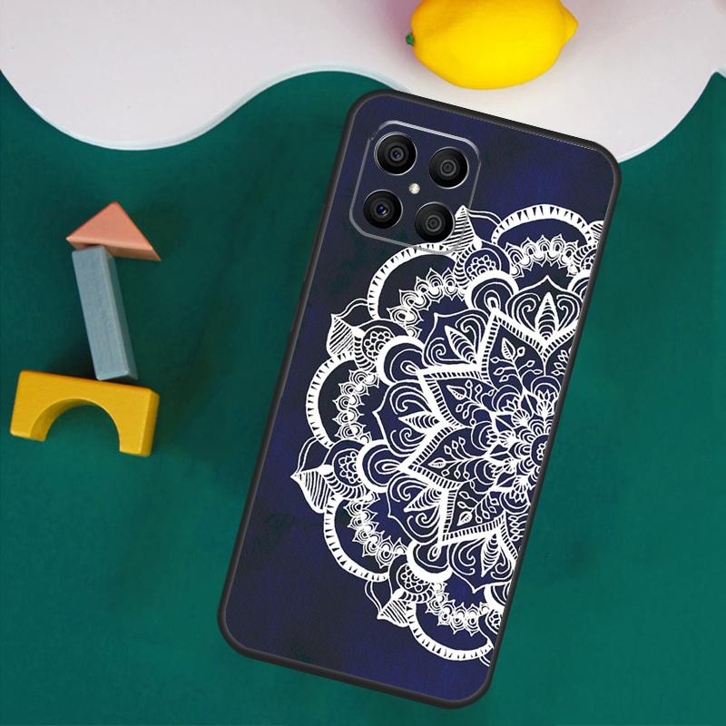 Mandala Flower Case For Honor Magic 7 5 6 Lite Honor 200 Pro 50 70 90 Lite X9a X8a X8 X9 X8b X9c X9b Cover