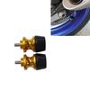 Pair CNC 6mm Swingarm Spool Slider Stand Screws Bolt For Yamaha MT-09 2014-2021