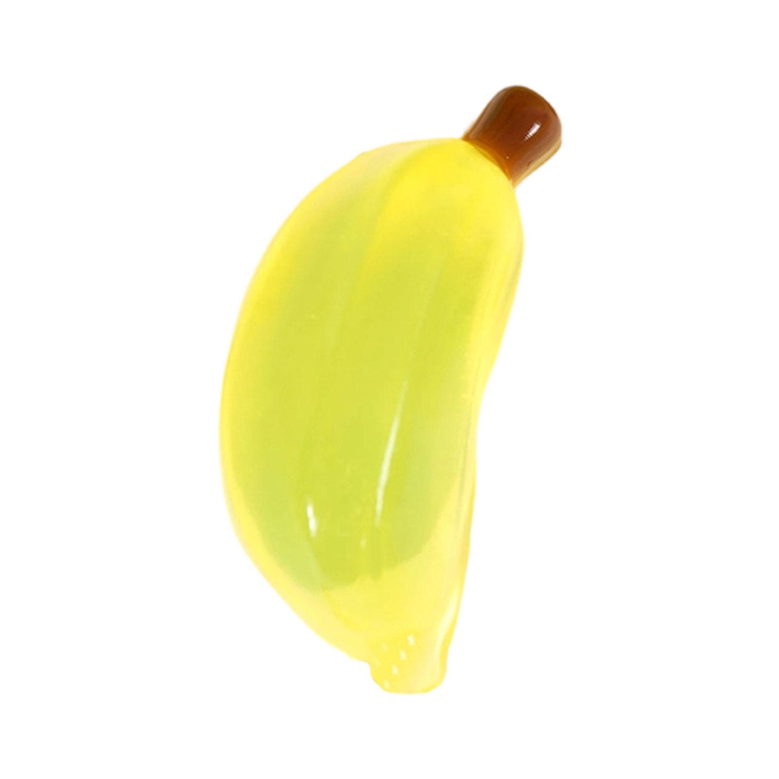 

Banana Shaped Stress Relief Toy Durable Squeeze Fidget Toy for Hand Exercise and Sensory Relaxation Use жёлтый