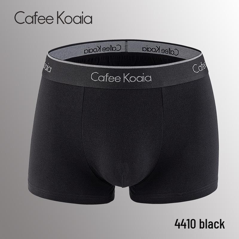 Men's Antibacterial Solid Color Boxer Briefs - Genuine Cafee Koaia Collection