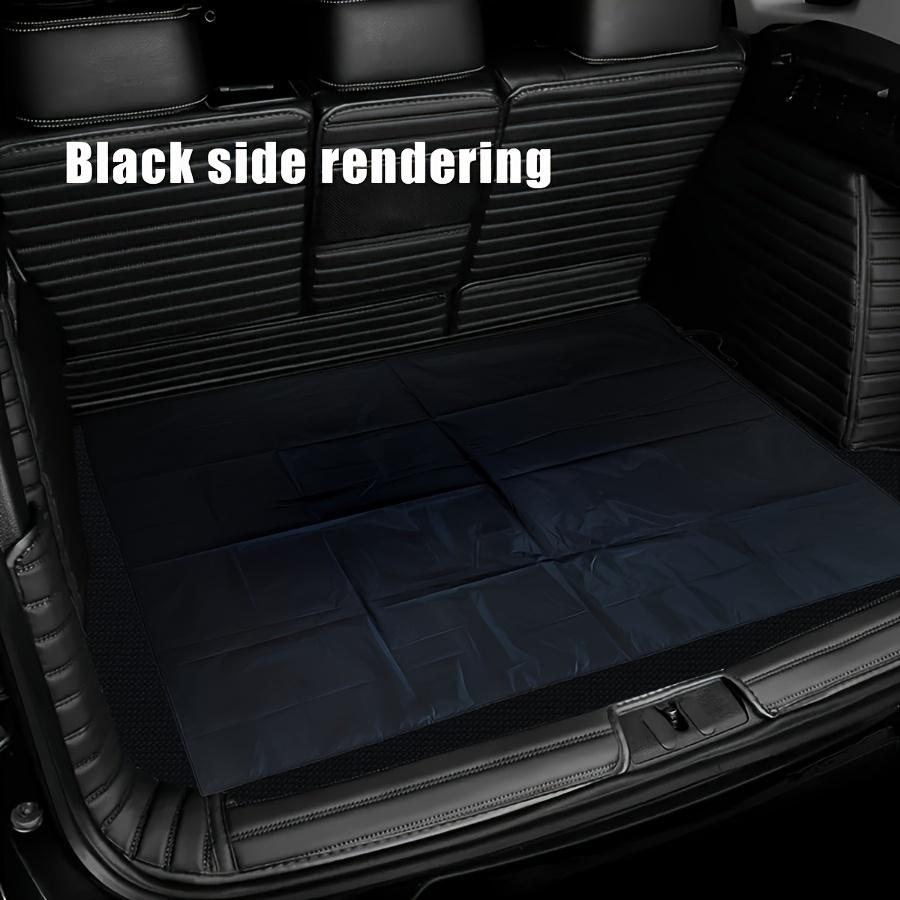 Black Car Trunk Protection Pad. Driver's Designated Driving Pad.Durable and Dirt Resistant. All-season. Interior Car Accessories