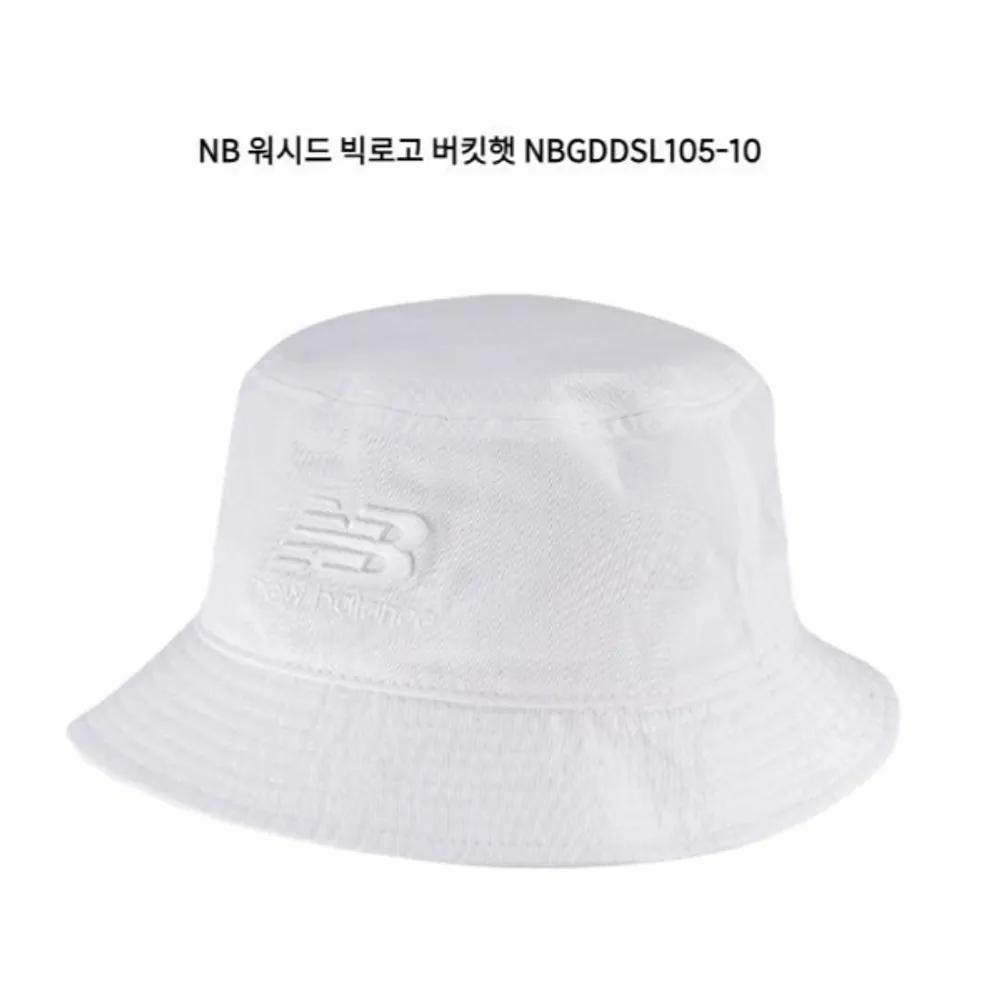 [New Balance] Washed Big Logo Bucket Hat_NBGDDSL105 (11956177) FREE