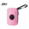 Durable Poop Bag Holder Pet Waste Dispenser Zipper Closing Crossed Drawers with Hanging Easy to Extract Garbage Bags Hook Trendy Convenient Dog Pickup