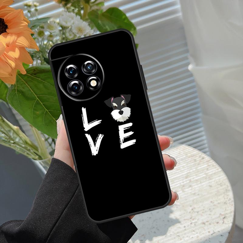 

Schnauzer Puppy Dog Art Case For OnePlus 10 Pro 15 13 12 11 13T 15R 13R 10R 10T 8T Nord CE 5 4 2 3 Lite N20 N30 Cover OnePlus 13T