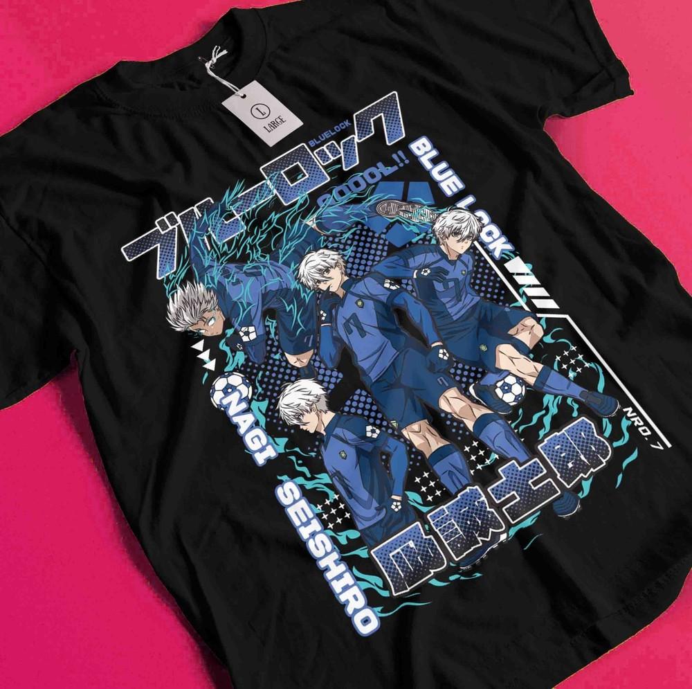 

Blue Lock Shirt Seishiro Nagi T-Shirt Isagi Yoichi Tshirt Rin Itoshi Soft Tee BB923 4XL