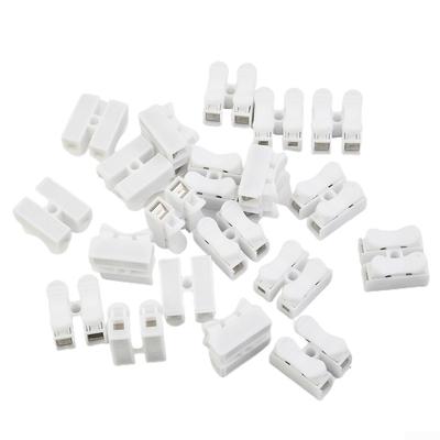 0.77 * 0.67 * 0.51inch CH2 Spring Connector 20Pcs Clamp LED Quick