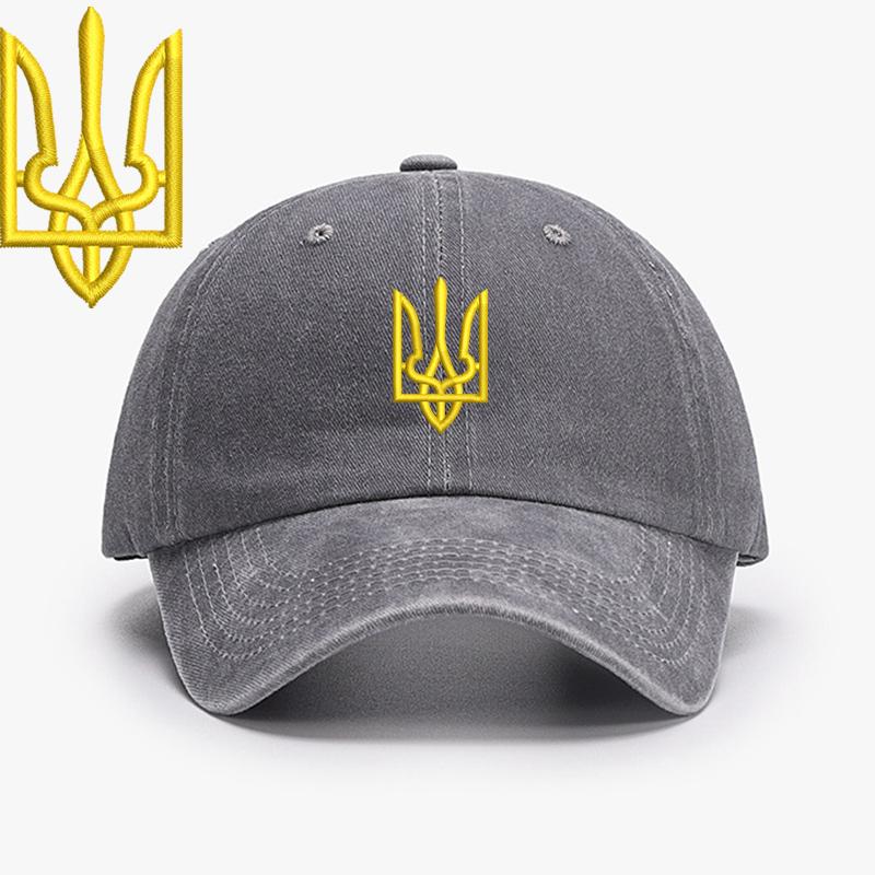 Embroidery Ukraine Trident Symbol Spetsnaz Special Forces Men Baseball Caps Brass Buckle Dad Caps Snapback Adjustable