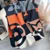 Camellia cashmere scarf women's winter senior sense versatile thickened warm scarf air conditioner shawl