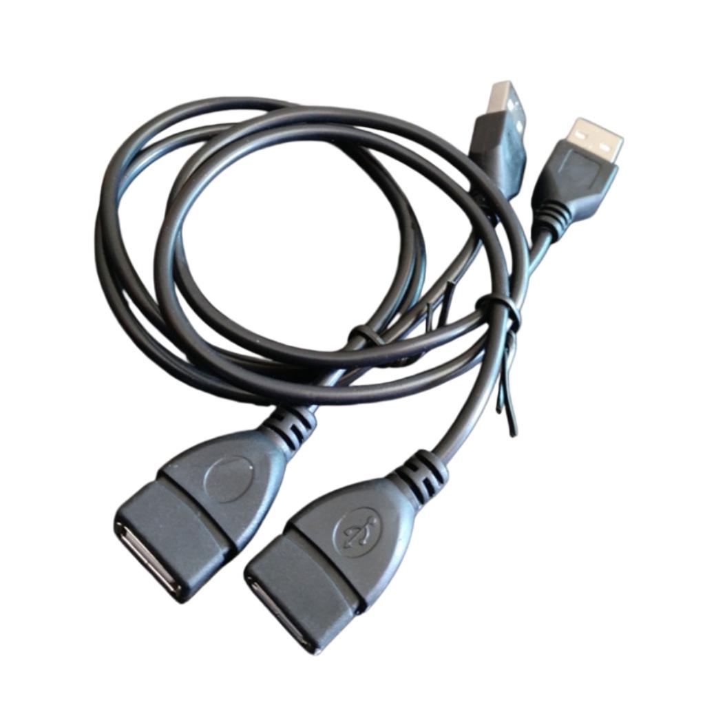 USB Extension Cable: Four-Core Male-to-Female Data Cable for U Disk, Mouse, Keyboard, Printer Connection.