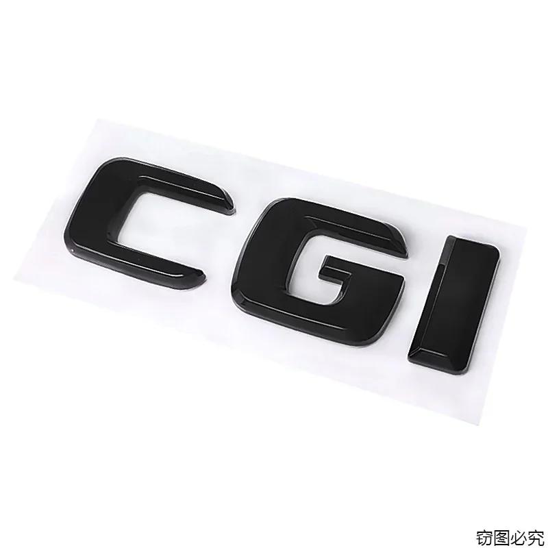 ABS Car Tail Letters Emblem Sticker Auto Fender Side Badge for Mercedes Benz CGI CDI Logo W111 W210 W213 W203 W205 CLK CLA GLA RW1