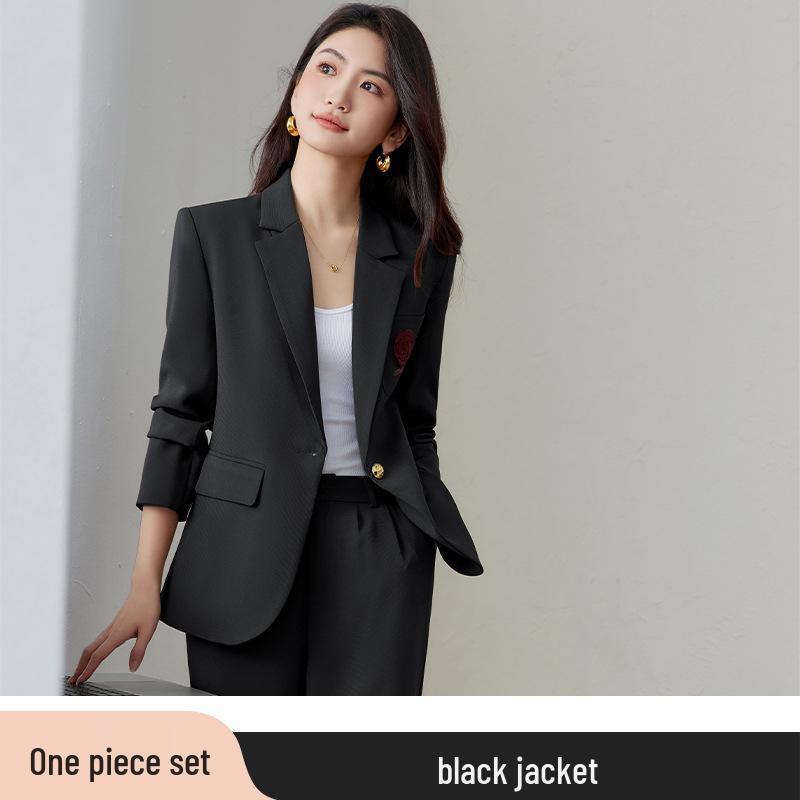 

Элегантный женский костюмный набор - Профессиональный стиль для весны и осени L