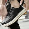 Men Genuine Leather Casual Shoes Flat Skate Shoes New Men Comfortable Fashion Casual Shoes Comfortable Men Shoe