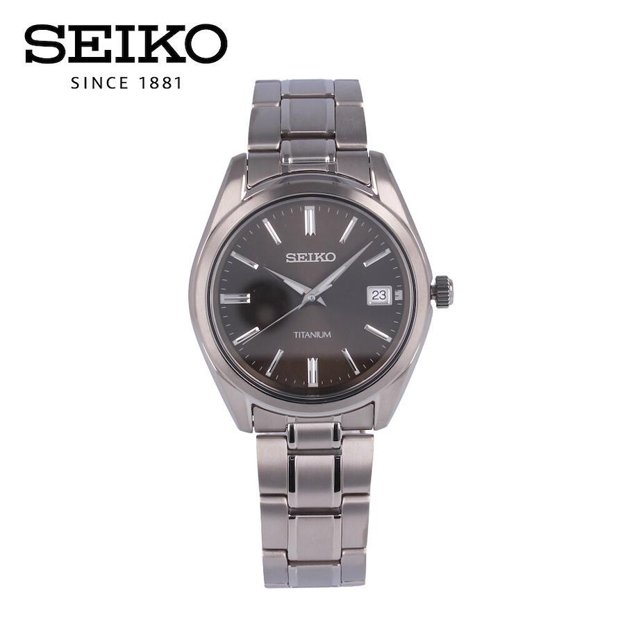 SEIKO Quartz SUR375P SUR375P1 Stainless Steel Black Wrist Watch For Men