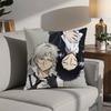 Hot Anime Bungo Stray Dogs Pillow Case 3D Print Polyester Fiber 40*40cm Home Sofa Throw Decoration Festival Gift