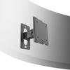 WORLDLIFT Monitor Wall Mount Bracket, Wall Mount Monitor Arm, 49-inch compatible, 20kg load capacity, TV/Display Mount, VESA 75x75mm/100x100mm