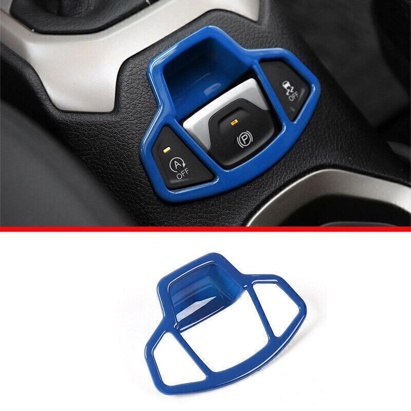 For Jeep Renegade 15-2023 Glossy Blue Console Electronic Handbrake Cover Trim