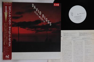 LP Record DAVID DIGGS  Realworld VIJ6407PROMO PALO ALTO JAZZ 1983 Japan Obi Jazz Used