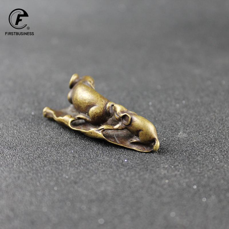 Antique Bronze Wealth Rats Longevity Statue Pure Copper Figurines Ornaments Home Decor happy family mother 's love never changes