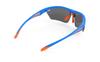 Rudy Project Stratofly Azzurro Sport Mandarin Sonnenbrille, Gestell/Rauch Schwarz, Glas Gummi, SP231081-0000