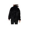 Adidas Embroidered Logo Zip-Up Stand Collar Jacket Women Outerwear Black HM7105