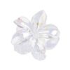 Gradient Frangipani Hair Clips Transparent Color Plumeria Disk Hair Shark Clip Ins Style Sweet Hair Clip Flower Hair Clip