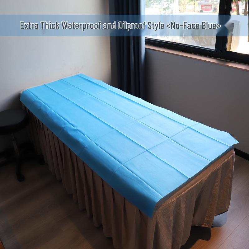 Thickened Waterproof & Oil-Proof Disposable Massage Bed Sheets with Face Hole