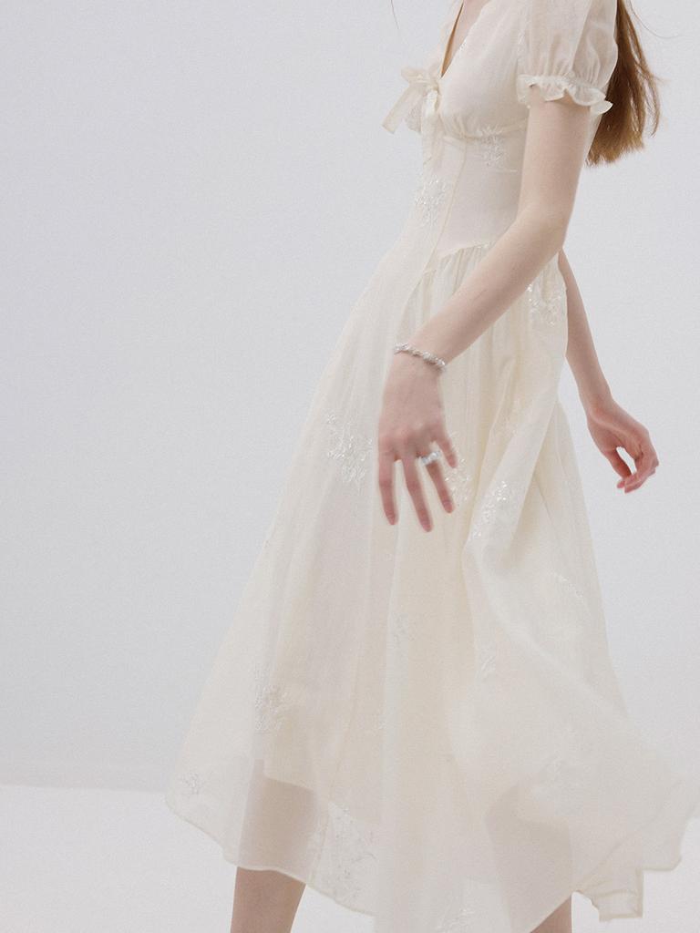 Sinseuden Elena Floral Long Dress