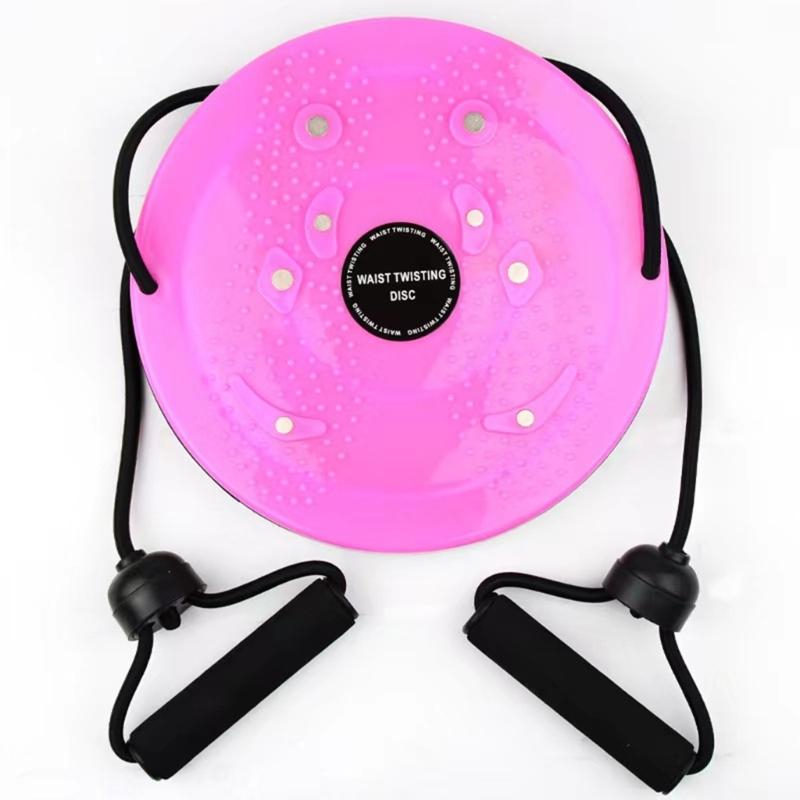 Twist Waist Disc Balance Board with Drawstrings, Body Shaping Waist Twisting Disc Fitness Waist Wriggling Plate