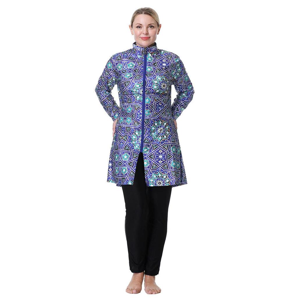 Oversized Plus Size Women's Modest Swimsuit, H1024