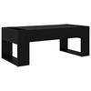 Coffee Table Black Oak Look 110 x 50 x 41 cm Engineered Wood