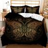 3D Retro Bedding Set, Star Chart and Other Luxurious Pattern Down Duvet and Pillowcases 2/3 Exotic AU240 * 270 Full Size Home Decoration