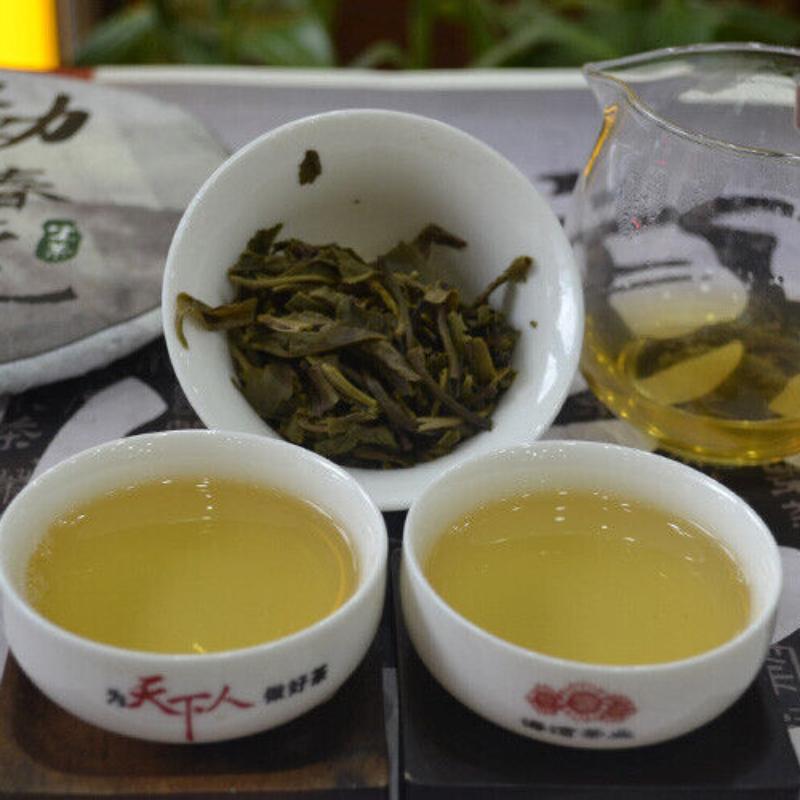 Menghai Chun Xiao * 2014 HAIWAN Old Товарищ Пуэр Чайный торт 357г Пуэр Сырой Пуэр — фото 9