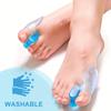 2pcs Soft Big Toe Separators, Ideal for Night And Home Use Foot Care