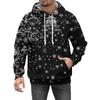 Kapşonlu Spor Eşofman Takımı Unisex Koşu Kıyafetleri Uzun Kollu Kazak Kapşonlu Sweatshirt