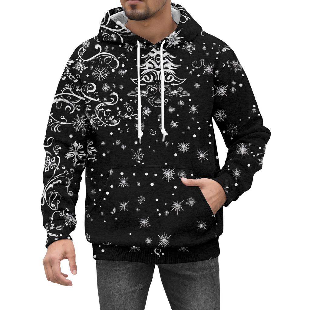 Kapşonlu Spor Eşofman Takımı Unisex Koşu Kıyafetleri Uzun Kollu Kazak Kapşonlu Sweatshirt