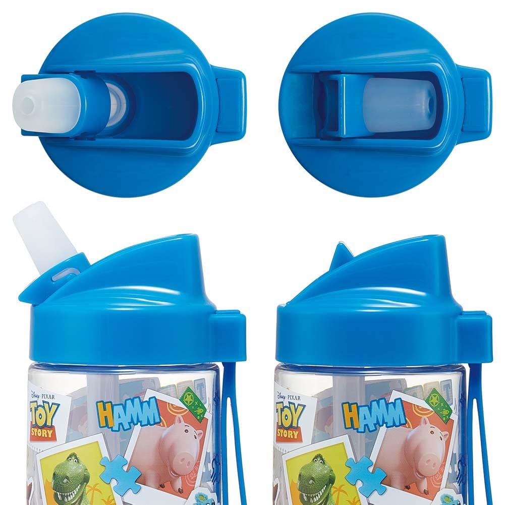 Skater Trinkflasche Wasserflasche 500ml Ausgießer-Typ Strohhalm-Flasche Kunststoff Klar Kinder Disney Toy Story Kinder PSTB5-A