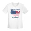 USA American Flag TShirt Women Short Sleeve T Shirts Round Neck Clothing Cotton Summer Tees Streetwear